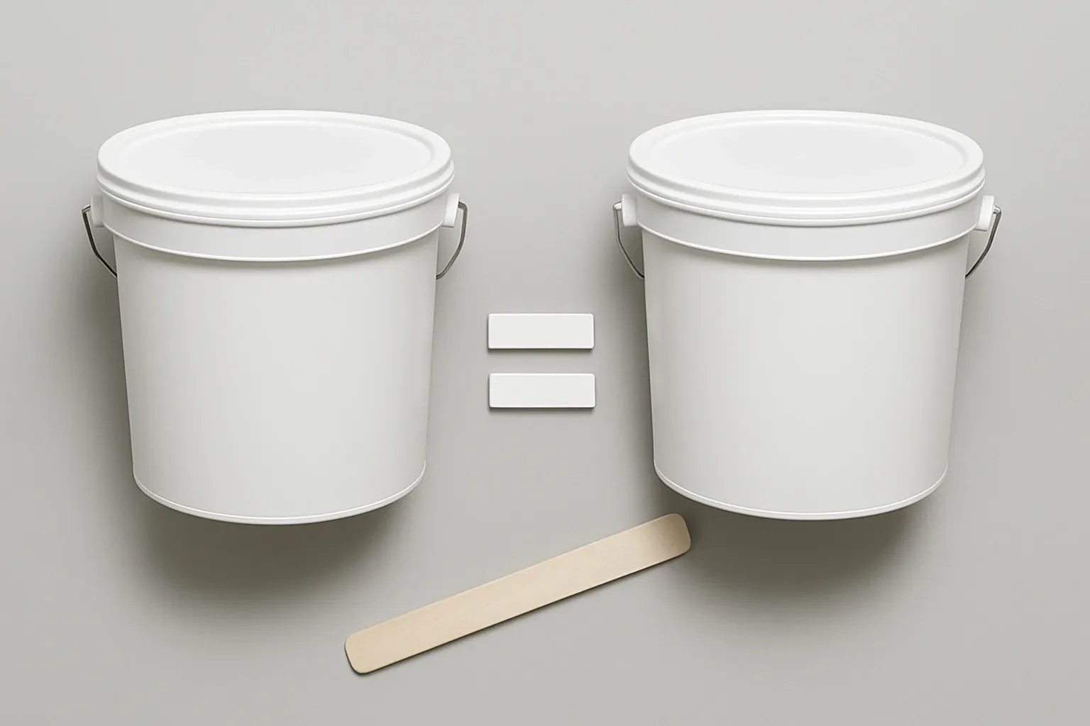 Two Paint Tubs With Equals Sign
